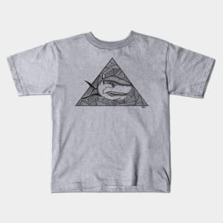 Geometric Shark Kids T-Shirt